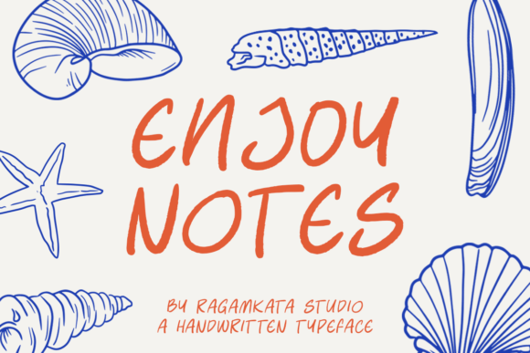 A Designer's Real Project with the Enjoy Notes Font
