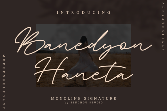 Banedyon Haneta: A Script Font That Elevates Your Brand