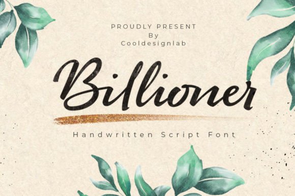 Billioner: A Signature Font for Your Brand's Elevation