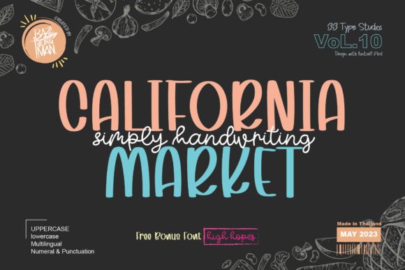 California Market: A Font Designed for Friendly Brands