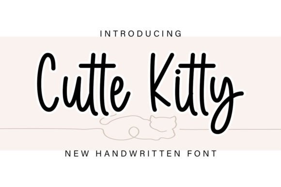 Cutte Kitty: A Sweet Font for Building a Friendly Business Brand