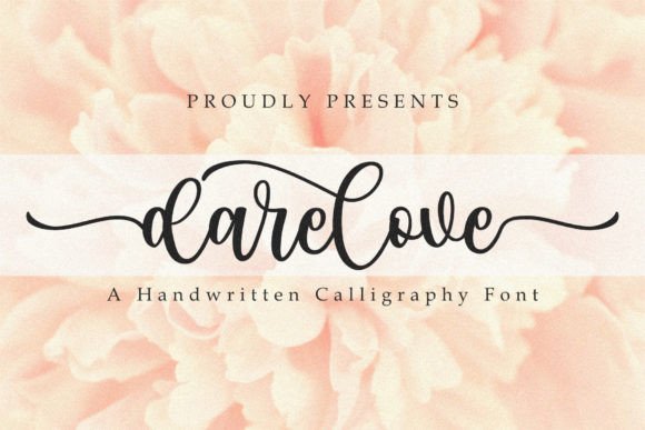 Elevate Your Handmade Products with the Darelove Calligraphy Font