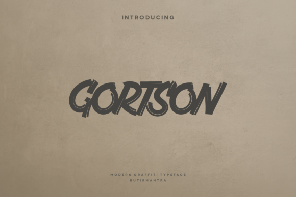 Gortson Font: The Urban Graffiti Script for Authentic Branding