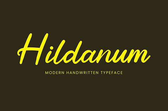 Hildanum is a Typeface Built for Warm, Authentic Brands