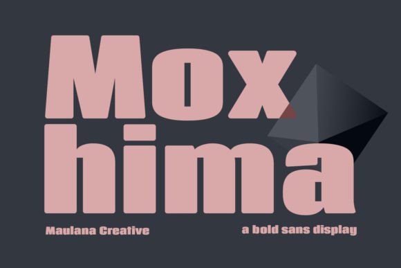 Moxhima: A Display Font Built for Digital Impact