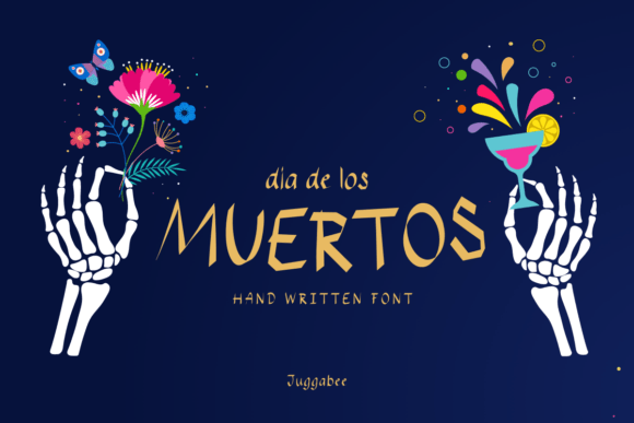 Muertos: A Handwritten Font for Distinctive Marketing Communication