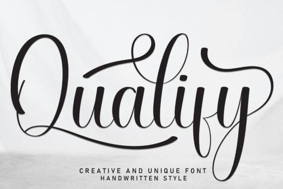 Qualify: The Handwritten Font That Lends a Friendly Editorial Touch