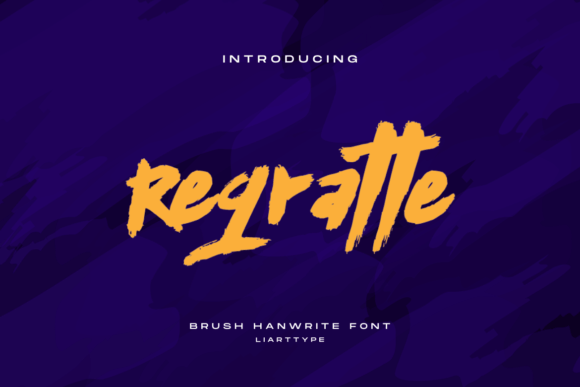 Regratte: A Friendly Brush Script Font for Your Brand