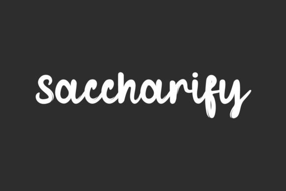 Saccharify: A Font Built for Campaign Momentum