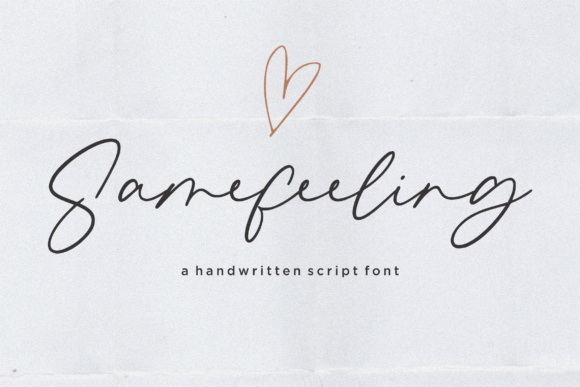 Samefeeling Font: A Modern Script for Digital Authenticity