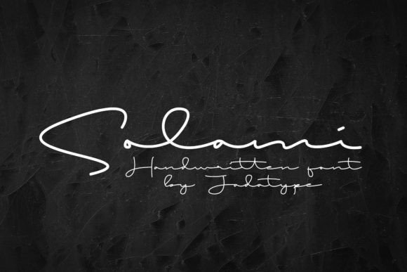 Solami: A Font for the Handwritten Editorial Moment