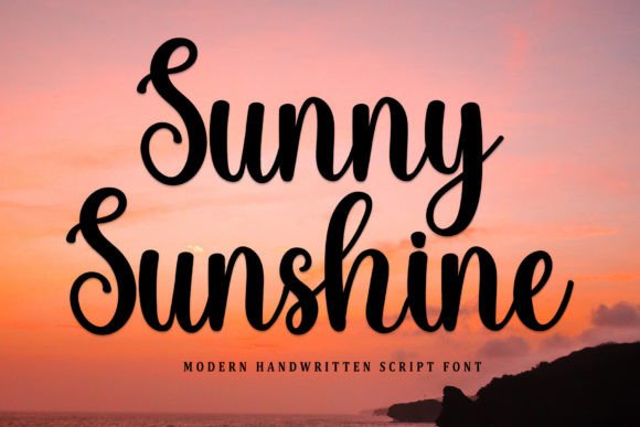 Sunny Sunshine: A Font for Every Creative Product Maker